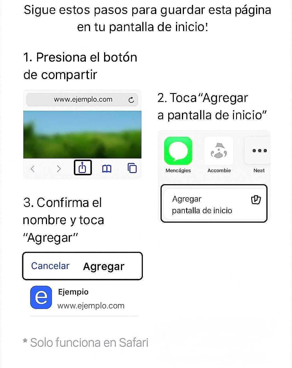 Instrucciones iOS